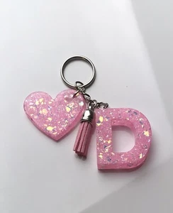 Juego de llaveros rosa brillante - Imagen 1 de 1