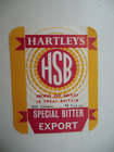 Mint Hartleys Hsb Special Bitter Export  9 2/3Fl Oz Brewery Beer Bottle Label