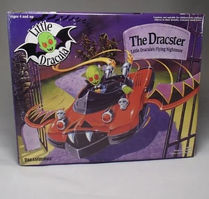 Little Dracula DRACSTER toy figure vehicle flying vampire CAR 1991 Bandai NIB - Picture 1 of 6