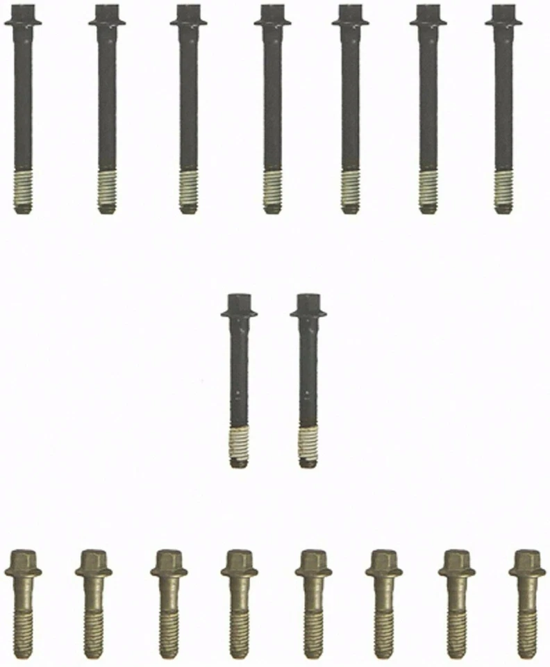 Fel-Pro ES72856 Cylinder Head Bolt Set Chevrolet 265 305 327 350 400 Engines - Image 1 of 1