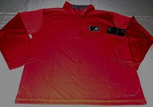 Philadelphia Flyers Quarter Zip Long Sleeve Jersey Shirt Youth Large Cool Base - Picture 1 of 5