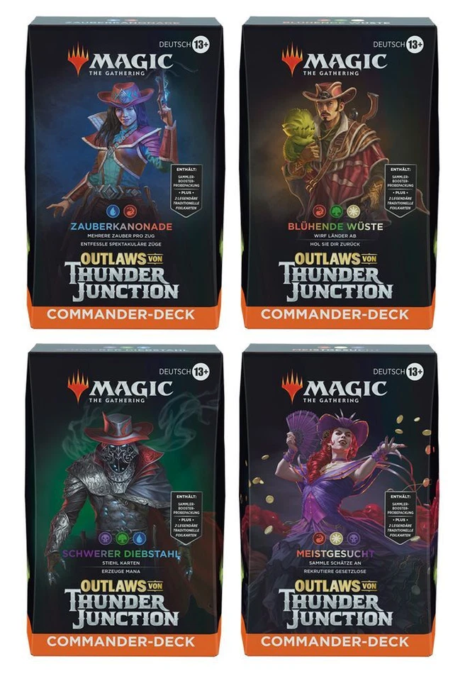 Outlaws von Thunder Junction Commander Deck deutsch - MtG Magic the Gathering - Bild 1 von 1