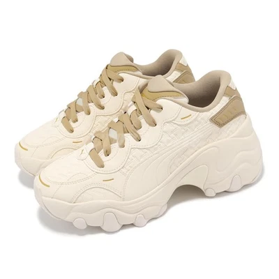 Puma Pulsar Wedge Wns Deboss Pristine Tan Women Casual Shoes 396449-01 - Image 1 of 4