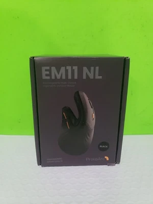 ProtoArc EM11 NL Vertical Mouse Wireless Ergonomic Adjustable DPI-New Open Box - Image 1 of 4