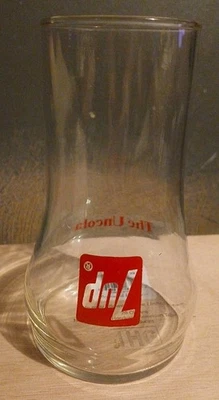 Vintage Original 1960-70s 7-Up The Uncola Upside-Down Drinking Glass 5.75" - Image 1 of 4