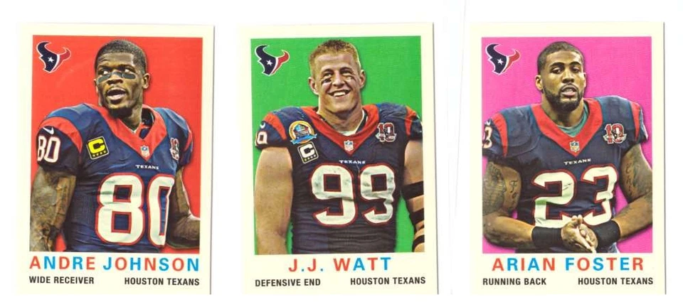 2013 Topps 1959 Mini Football - HOUSTON TEXANS - Image 1 of 1