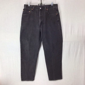 Levis 550-0260 Black Jeans 34x31 90’s Y2K Relaxed Fit Made In USA Sept 2000 - Bild 1 von 10