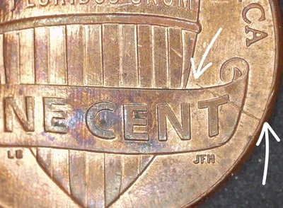 2014 Lincoln Shield Cent Die Crack Error Coin - Image 1 of 4