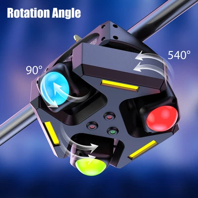 9 LED Beam XY Axis Moving Head Light Sound Activation For Home DJ Party Setup - Image 1 of 4