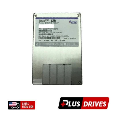 400GB SAS STEC Zues IOPS 2.5" SFF Enterprise Solid State Drive 6Gbps 120K IOPS - Image 1 of 4
