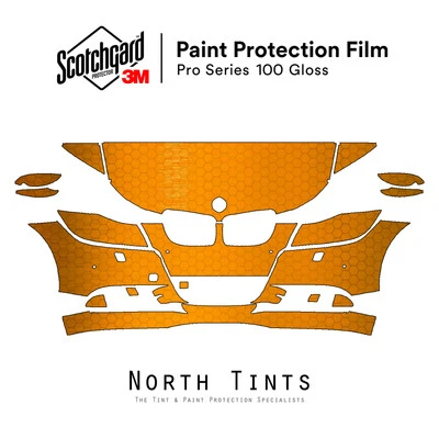 BMW 330i 328i 335i Sedan 06-2008 3M PRO Series PreCut Paint Protection Clear Bra - Image 1 of 4