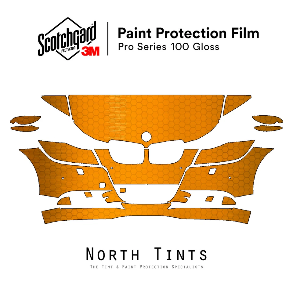 BMW 330i 328i 335i Sedan 06-2008 3M PRO Series PreCut Paint Protection Clear Bra - Image 1 of 4