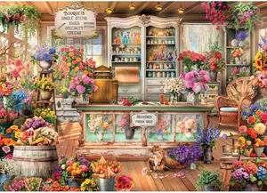 Ravensburger - All Seasons Flower Shop Puzzle 1000pc - Picture 1 of 2