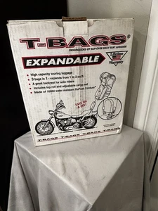 T-Bags Slipover Sissy Bag Motorcycle Slip Over Seat Luggage Versatile Expandable - Picture 1 of 6