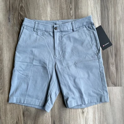 Pantalones Cortos Lululemon Para Hombres Commission ABC Ajuste Clásico 9" Tejido Aire Talla 30 Gris Azul Foto 1 de 4
