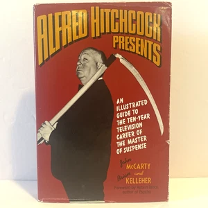 Vintage Alfred Hitchcock Presents Hardback Book Illustrated Guide 10-Year TV - Picture 1 of 9
