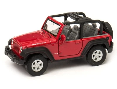 Welly 2007 Jeep Wrangler Rubicon Red 1:34 1:39 Scales 4.5 Inch US DUTIES PAID - Image 1 of 4