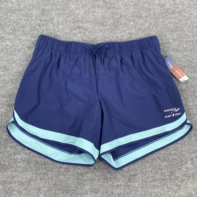 Pantalones cortos de running Saucony Outpace para mujer 5” con forro talla XXL Foto 1 de 4