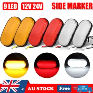 Red Amber White Led Clearance Lights Side Marker Lamps Trailer Caravan Truck RV - Picture 1 of 18