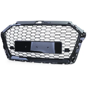 Sports Grill Calandre Noir Brillant Rayon Grille pour Audi A3 8V 16-20 Avec Pdc - Afbeelding 1 van 2