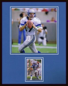 Dave Krieg Signed Framed 11x14 Photo Display JSA Seattle Seahawks - Picture 1 of 2
