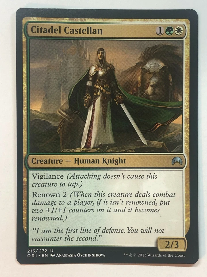 MTG Magic Origins Citadel Castellan 213 NM/M - Image 1 of 1