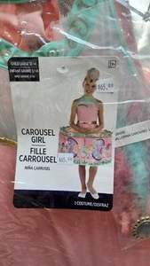 NEW Ballerina Carousel Girl Halloween Costume Size Child L 12-14 Merry-Go-Round - Picture 1 of 5