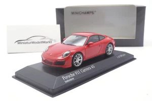 #410067240 - Minichamps Porsche 911 (991.2) Carrera 4S - Rot - 2017 - 1:43 - Picture 1 of 2