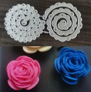Blumen Metall Embossing Stencil Cutting Dies Scrapbooking Präge Stanzschablone - Bild 1 von 2