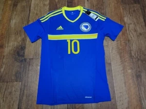 Bosnia Soccer Jersey Football Shirt 100% Original Size S 2016 Home #10 Pjanic - Picture 1 of 14