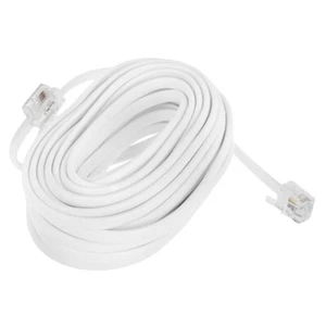 Telephone Line Extension Cord Extra Long for Landline Cable Wire - Zdjęcie 1 z 12