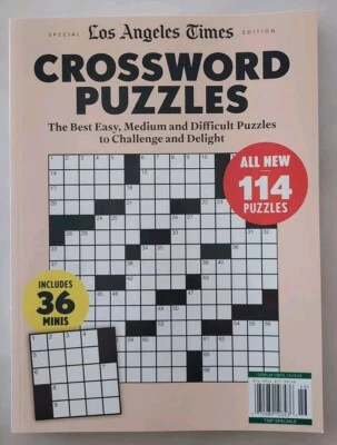 Los Angeles Times Special Edition CROSSWORD PUZZLES Magazine ALL NEW + 36 Minis  - Image 1 of 2
