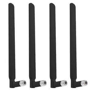 Lot de 4 antennes 4G LTE SMA 5dBi Amplificateur de Signal sans Fil Compatible... - Afbeelding 1 van 7