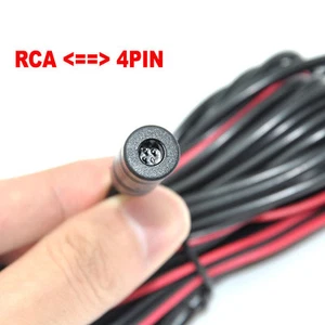 6 m RCA-4PIN Auto Rear View Camera DVD Monitor Connection Cavo Video Trigger - Zdjęcie 1 z 3