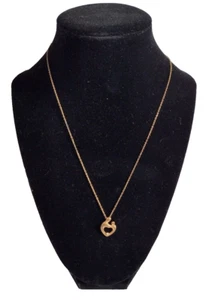 Gold Plated Brass Mother & Child Pendant 18" Chain - Picture 1 of 4