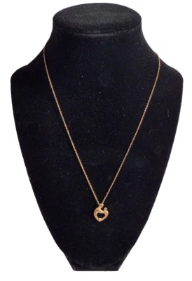 Colgante de latón chapado en oro para madre e hijo cadena de 18" Foto 1 de 4