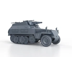 WWII GERMAN - SDKFZ 250/8 leichter Schützenpanzerwagen - 1/56 1/72 1/87 1/100 3D - Picture 1 of 4