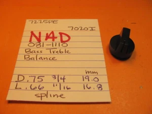 📈NAD 081-1110 BASS TREBLE BALANCE KNOB 7225 PE 7020I RECEIVER - Picture 1 of 7