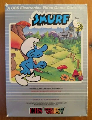 Smurfs: Rescue In Gargamel's Castle -CBS ColecoVision - *Complete* -Ex Condition - Image 1 of 4