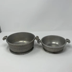 Vintage Guardian Service Ware SET OF 2 Aluminum Fryer Pan Skillets 7 in & 6 in - Picture 1 of 20