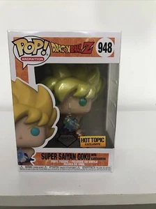 FUNKO POP DBZ SUPER SAIYAN GOKU CON KAMEHAMEHA #948 DIAMANTE HOT TOPIC EXCLUSIVO - Imagen 1 de 4