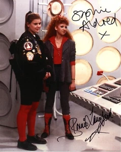 Doctor Who Autograph: BONNIE LANGFORD & SOPHIE ALDRED (Dragonfire) Signed Photo - Picture 1 of 1