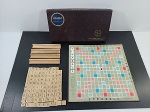 Scrabble 1953 SelRight Selchow And Righter Co. Board game Complete