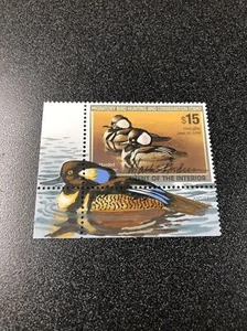 US Duck Stamp $15 RW72 Color Re-marque And Signed By Mark XF Mint Never Hinged - Picture 1 of 6