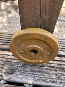 vintage bodybuilding weight single weight 2 1/2 kg - Picture 1 of 3