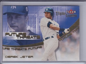 DEREK JETER  2001 Fleer Triple Crown Future Threats #FT-1 (C7466)