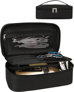 Bolsa de herramientas de peluquero, bolsa cortapelos tijeras de corte de pelo bolsa de almacenamiento kits de afeitado - Imagen 1 de 12