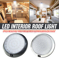 LED 12V Interior Ceiling Dome Light & Switch Camper RV Caravan Trailer Motorhome