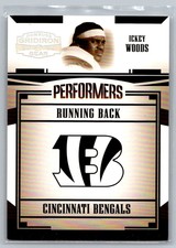 2005 Donruss Gridiron Gear Performers Silver Holofoil  Ickey Woods P-22 016/250