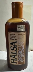 Vintage 1984 Halsa Walnut Leaves Shampoo 15 fl oz Brand New Never Used Prop - Picture 1 of 2